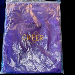 31 Spirit Purple “Cheer” Cinch Sac
